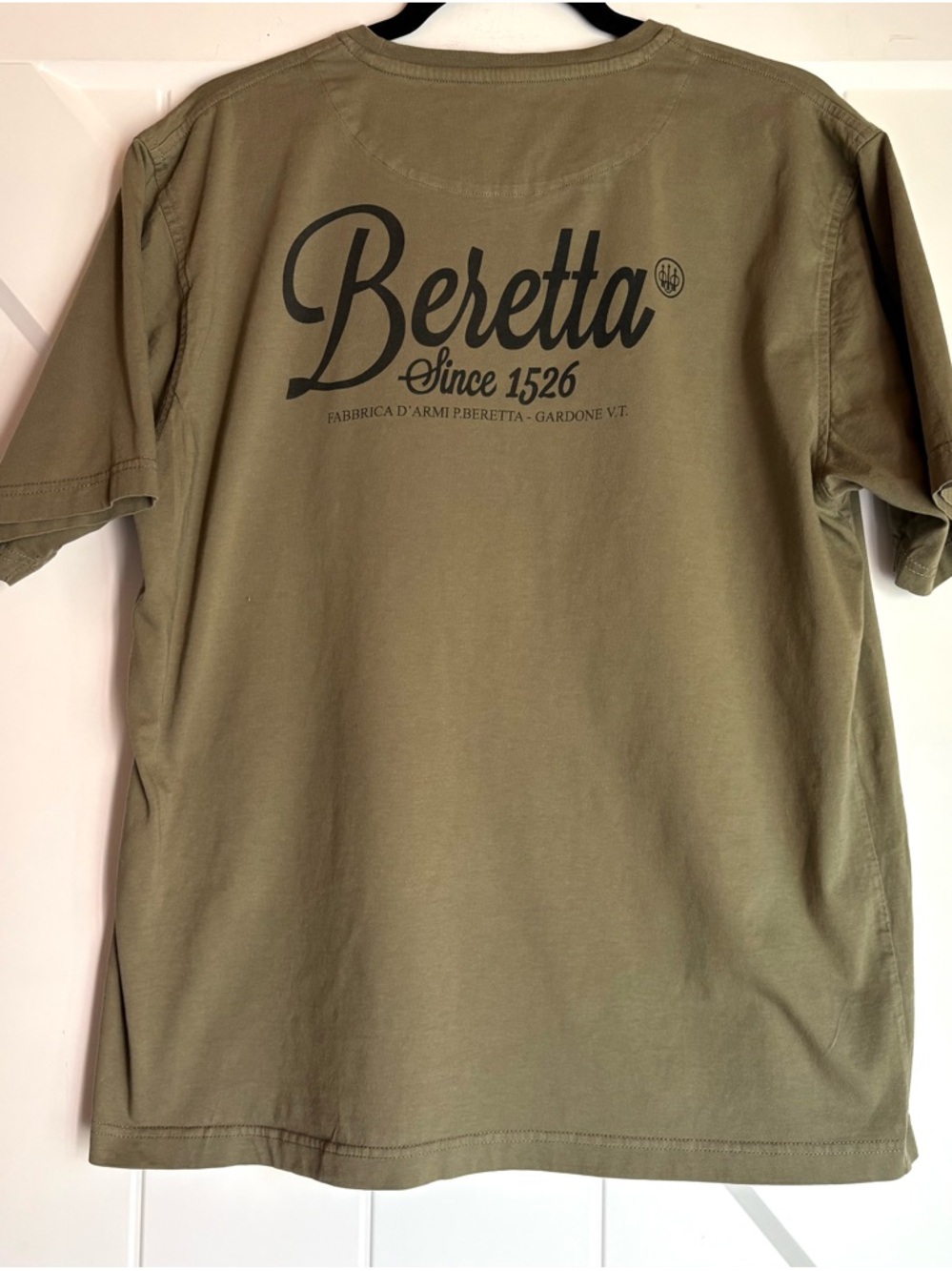 Men’s Beretta Short Sleeve Olive Graphic Tee Cotton Large - Picture 4 of 5